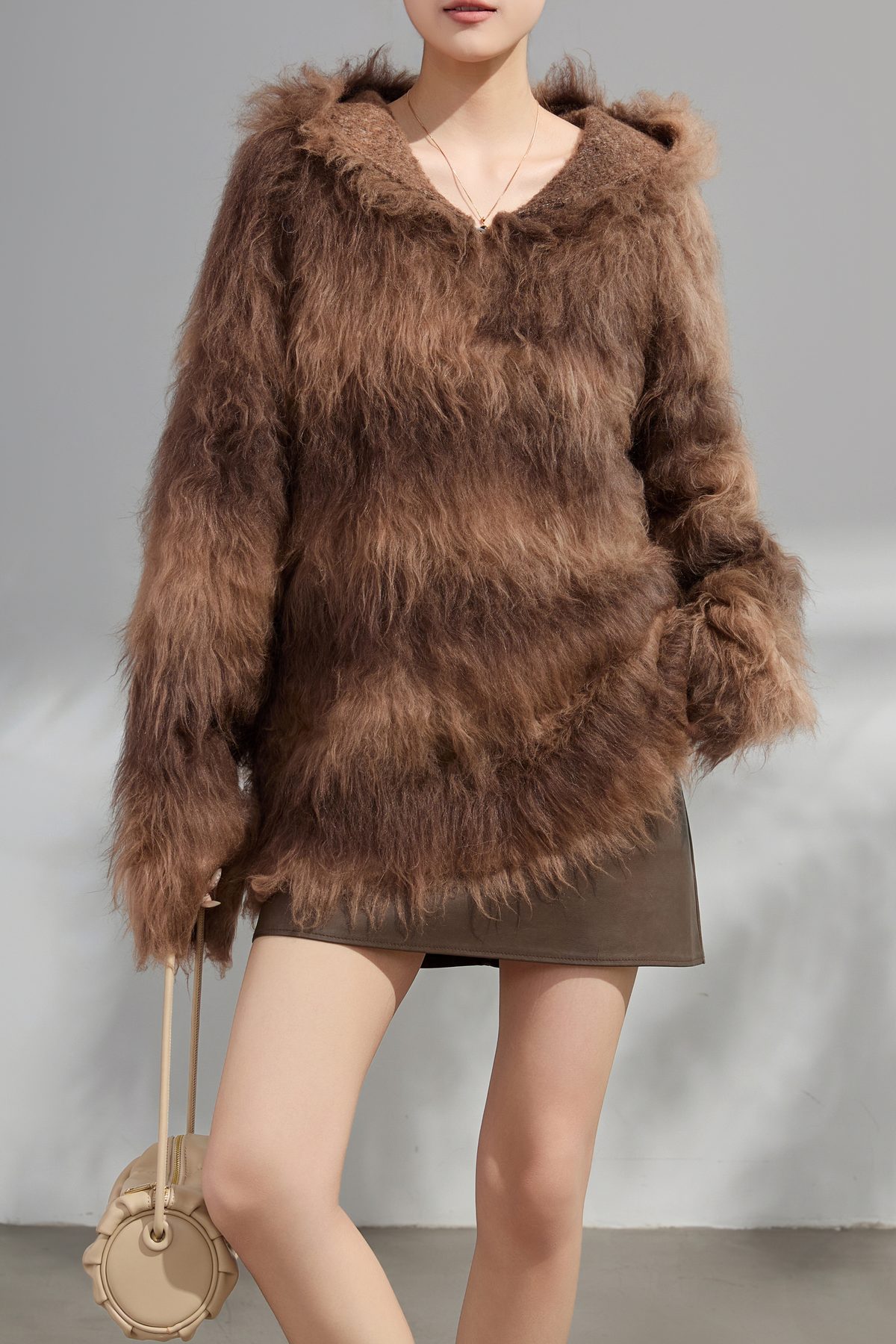 Plush V-Neck Knit - 26046